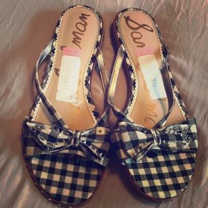 Black and white gingham